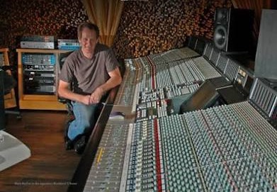 Mark Moffatt in his home recording studio, Nashville